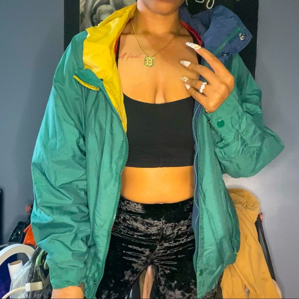 Oversized international concepts jacket